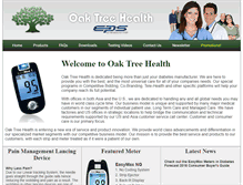 Tablet Screenshot of oaktree-health.com